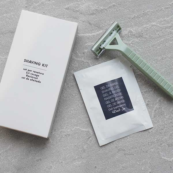 Shaving Kit in a White Box