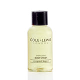 Cole & Lewis Lemongrass & Bergamot Body Wash 50ml Bottle - Pack of 50