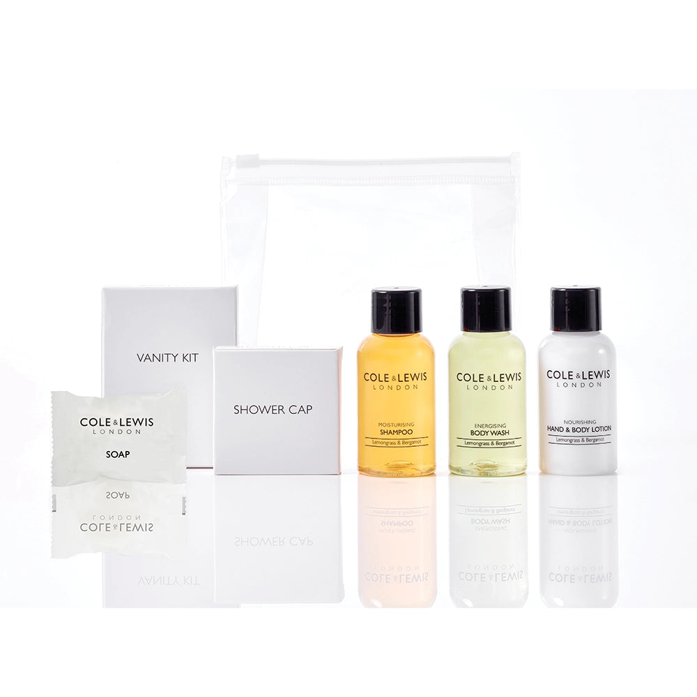 Cole & Lewis Lemongrass & Bergamot Toiletries & Amenities Welcome Pack