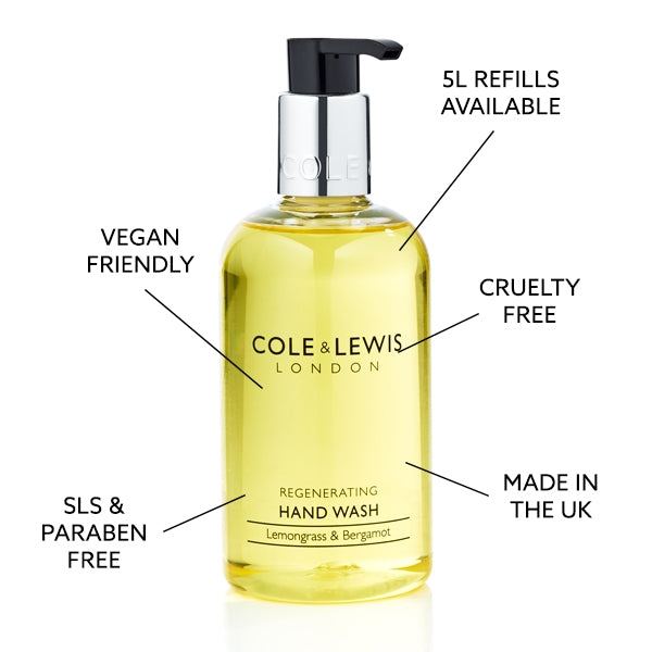 Cole & Lewis Lemongrass & Bergamot Hand Wash 300ml