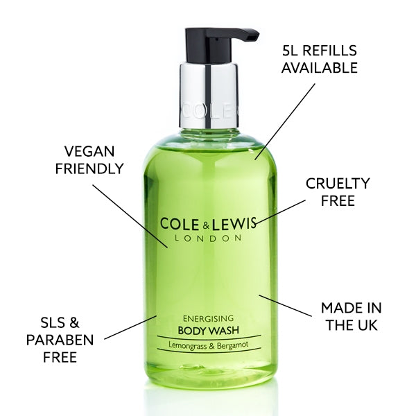 Cole & Lewis Lemongrass & Bergamot Body Wash 300ml