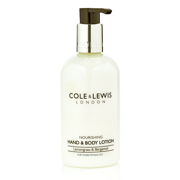 Cole & Lewis Lemongrass & Bergamot Hand & Body Lotion 300ml