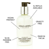 Cole & Lewis Lemongrass & Bergamot Hand & Body Lotion 300ml