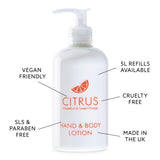 Citrus Grapefruit & Sweet Orange Hand & Body Lotion 300ml