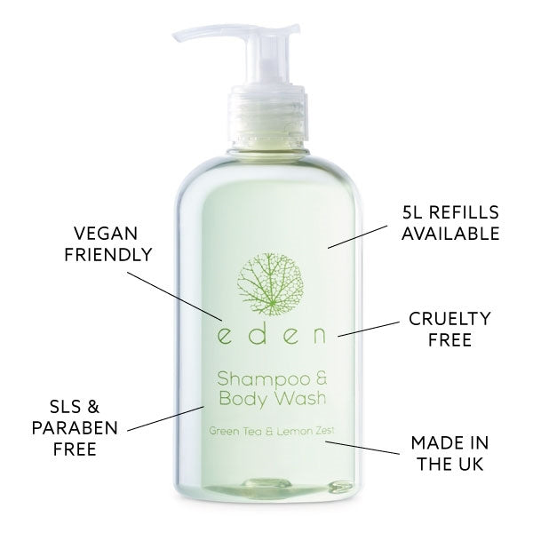 Eden Green Tea & Lemon Zest Shampoo & Body Wash