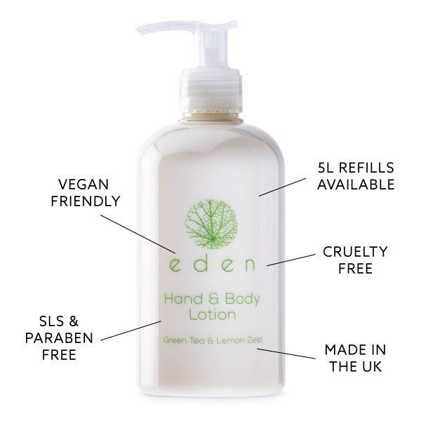 Eden Green Tea & Lemon Zest Hand & Body Lotion 300ml