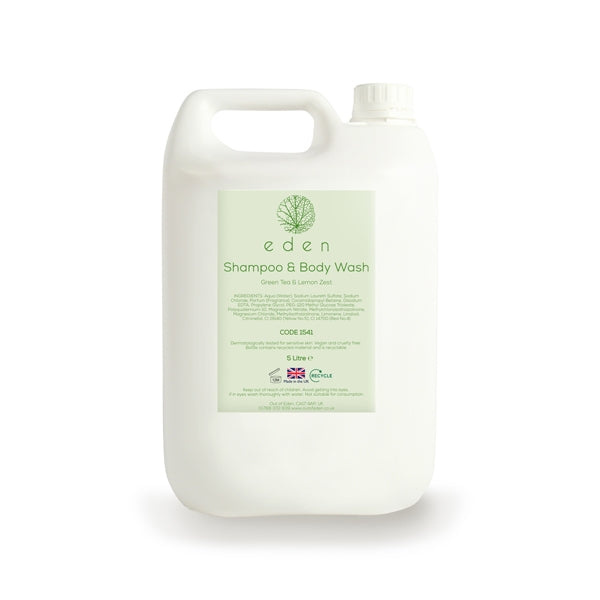 Eden Green Tea & Lemon Zest Shampoo & Body Wash 5L