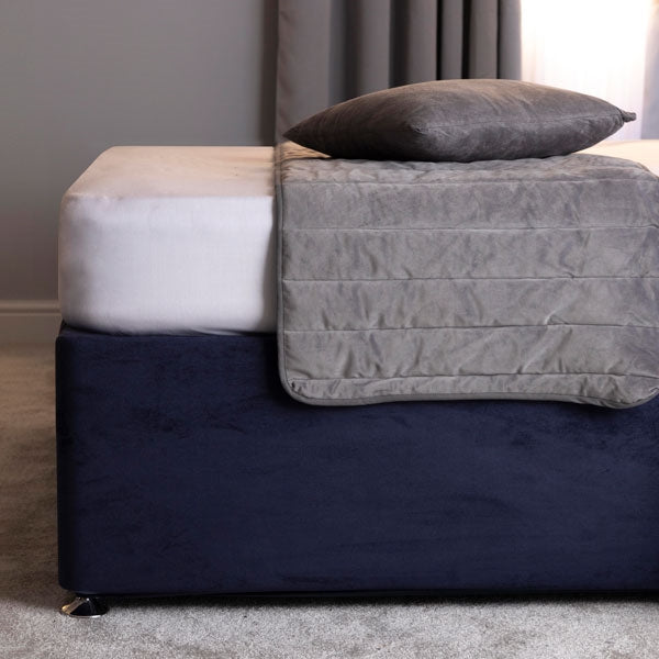 Faux Suede Bed Base Wrap