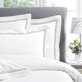 Luxury Corded Egyptian Cotton 300 Thread Count Oxford Pillowcase - Pair