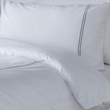 Luxury Corded Egyptian Cotton 300 Thread Count Housewife Pillowcase - Pair