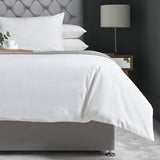 Luxury Cotton Seersucker 200 Thread Count Duvet Cover Set - Ivory