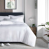 Luxury Cotton Sateen 400TC Flat Sheet - White