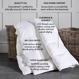 Luxury Goose Down Duvet - 10.5 Tog