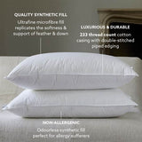 Classic Just Like Feather & Down 10.5 Tog Duvet and Pillow Bundle