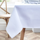 Luxury Cotton Satin Band Square Tablecloth