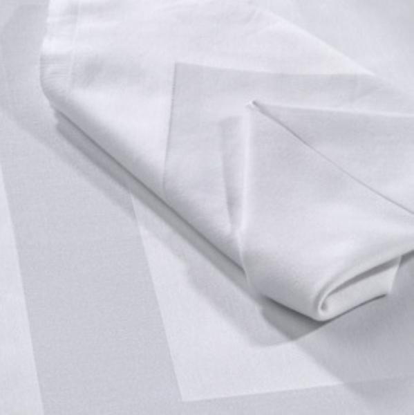 Luxury Cotton Satin Band Square Tablecloth