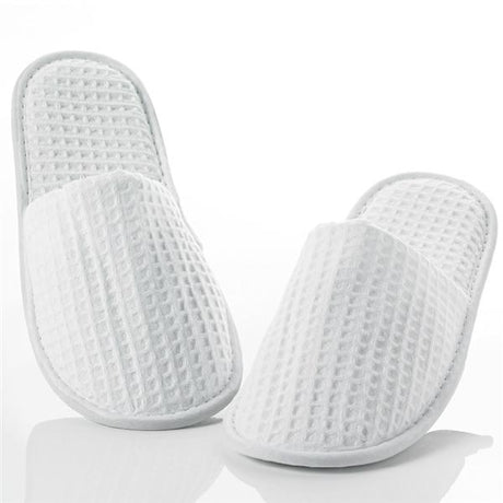 Classic Waffle Slippers with Closed Toe