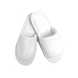 Washable Slippers with Open Toe - White