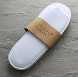 Polyester Terry Slippers - Pack of 100 Pairs