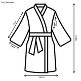 Classic Terry Cotton Bathrobe - Anthracite