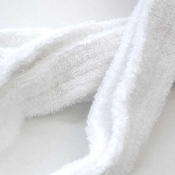 Spare Belt For Classic Terry Cotton Bathrobe - White