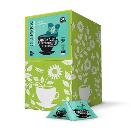 Organic peppermint infusion tea