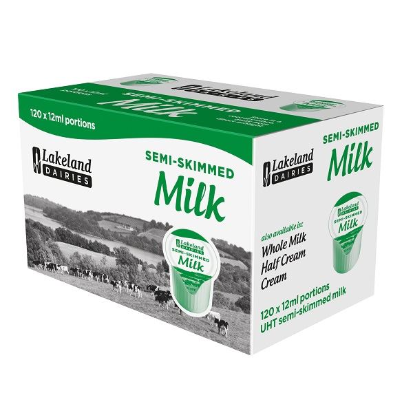 Lakeland Dairies Semi-Skimmed Milk Mini Pots