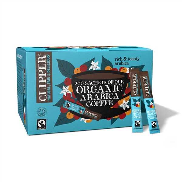 Clipper Fairtrade Organic Instant Coffee Sticks