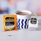 Twinings Decaf Breakfast Tea Bags (Tag & Envelope) - Pack of 20