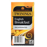 Twinings Decaf Breakfast Tea Bags (Tag & Envelope) - Pack of 20