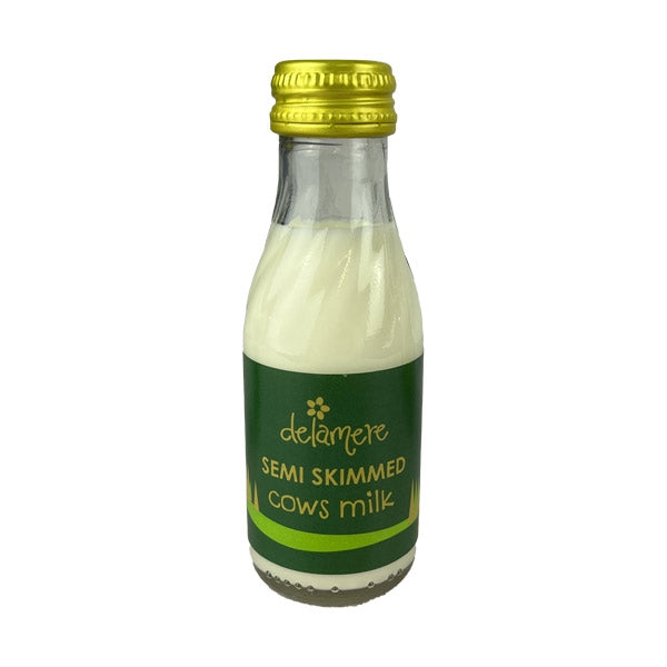 Semi-Skimmed Milk In Glass Bottles 97ml - Pack of 24