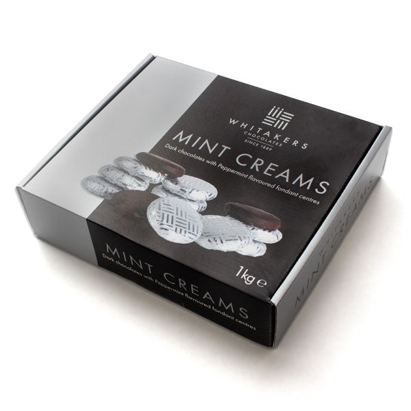 Chocolate Peppermint Creams - Foil Wrapped - 1Kg