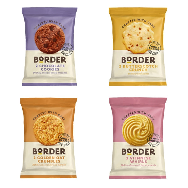 Border Biscuits Twin Pack (Four Varieties) - Pack of 48