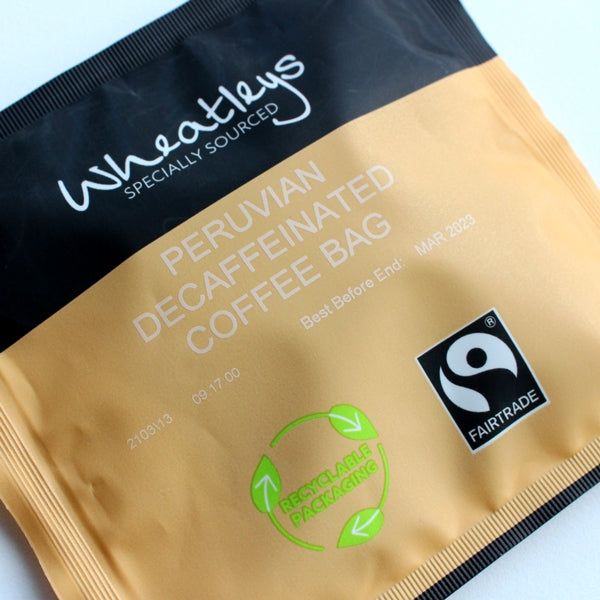 Wheatleys Fairtrade Decaf Peruvian Coffee Bags