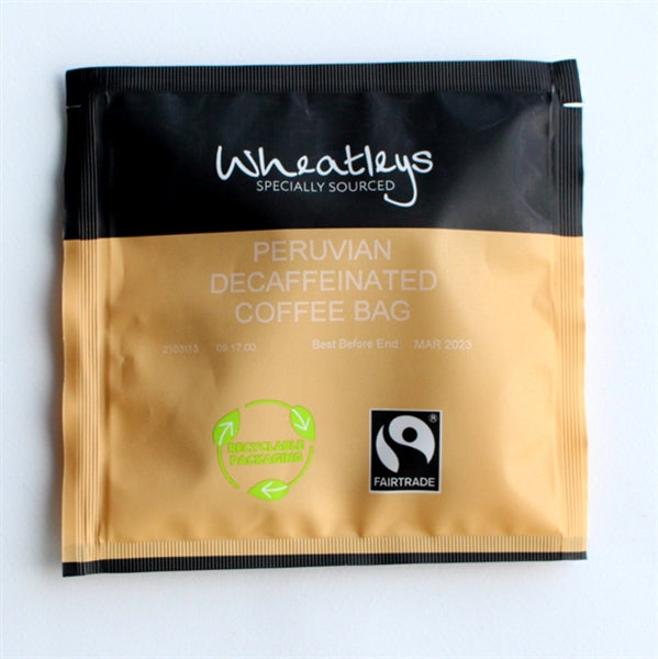 Wheatleys Fairtrade Decaf Peruvian Coffee Bags