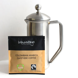 Wheatleys Fairtrade Colombian Arabica Cafetiere Coffee Sachets