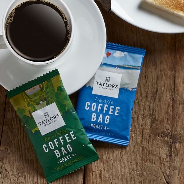 Taylors Decaffeinated Coffee Bags Individually Wrapped