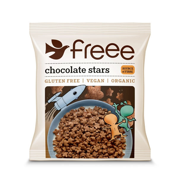 Freee Gluten-Free Organic Chocolate Stars Portion Packs - Pack of 20