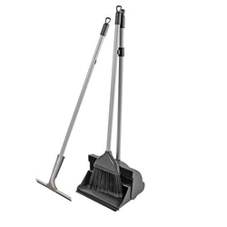 Long-Handled Lobby Dustpan, Brush & Squeegee