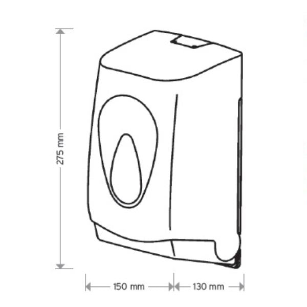 Bulk Pack Toilet Tissue Dispenser