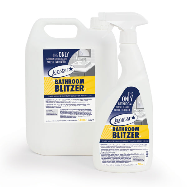 Janstar Bathroom Blitzer - Bathroom, Glass & Mirror Cleaner RTU 5L