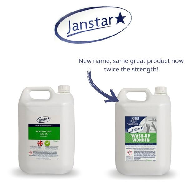 Janstar Wash-Up Wonder - Washing-Up Liquid Double Concentrate 5L