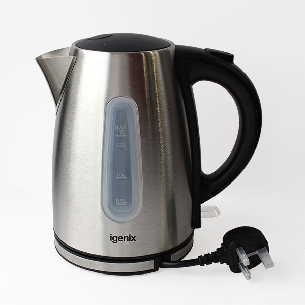 Igenix Brushed Stainless Steel Kettle 1.7L