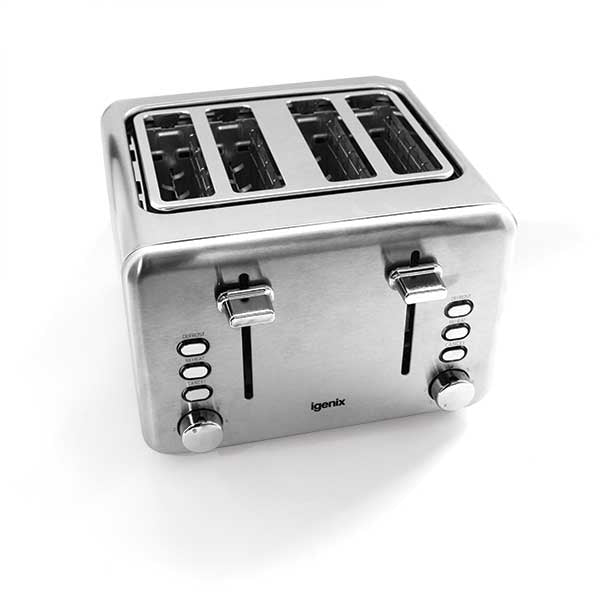 Igenix Stainless Steel 4 Slice Toaster