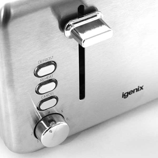 Igenix Stainless Steel 4 Slice Toaster