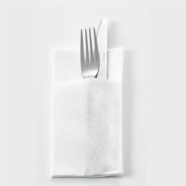 Airlaid Tablin Pop-In Napkins White 40x40cm - Pack of 50