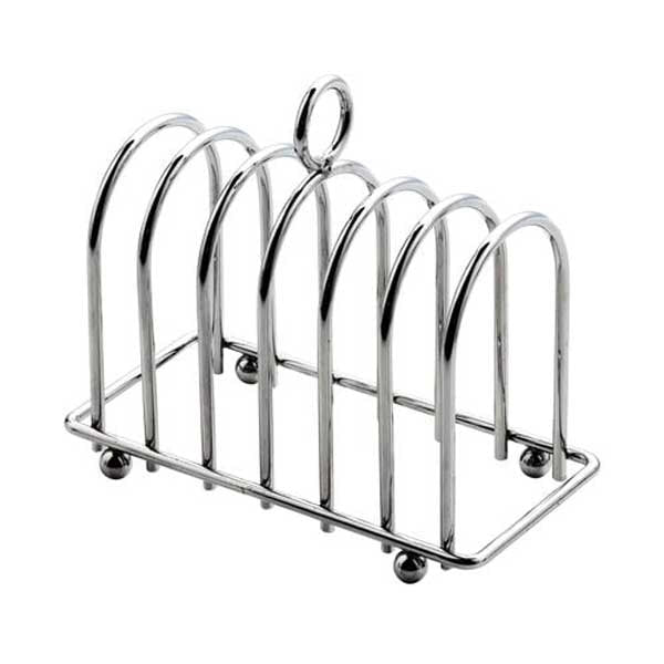 Stainless Steel Six-Slot Toast Rack