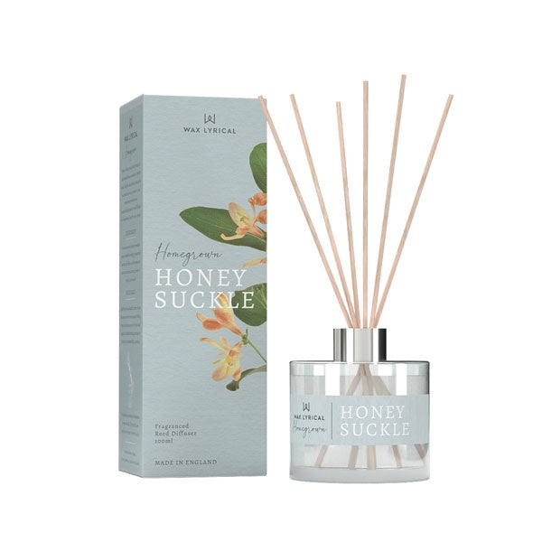 Wax Lyrical Homegrown Reed Diffuser Honeysuckle 100ml