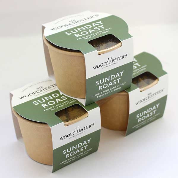 Sir Woofchester’s Hand Baked Dog Treat Pots - Pack of 30