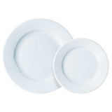 Vitrified Hotelware Wide Rimmed Plate 26cm - Pack of 6